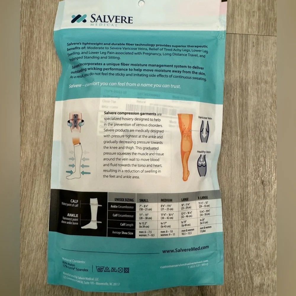 Salvere medical pantyhose